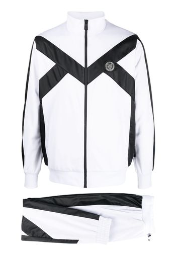 Plein Sport colour-block jogging tracksuit - Bianco