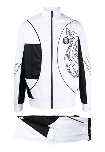 Plein Sport Tuta sportiva con stampa - Bianco