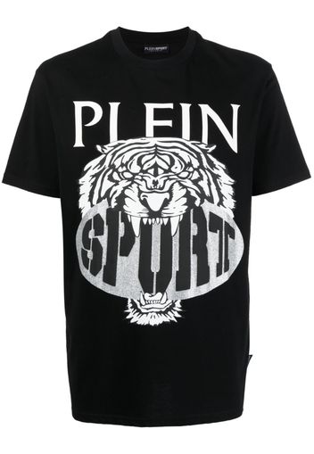 Plein Sport SS Tiger round-neck T-shirt - Nero