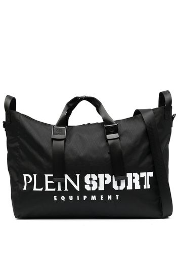 Plein Sport logo-print tote bag - Nero