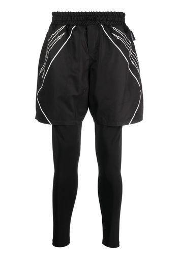 Plein Sport Tiger Court running shorts - Nero