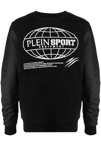 Plein Sport Global Express Edition cotton sweatshirt - Nero