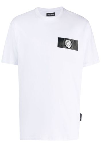 Plein Sport short-sleeve cotton T-shirt - Bianco