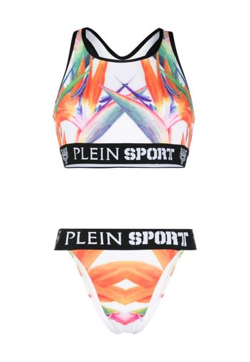 Plein Sport Set bikini Flowers - Bianco