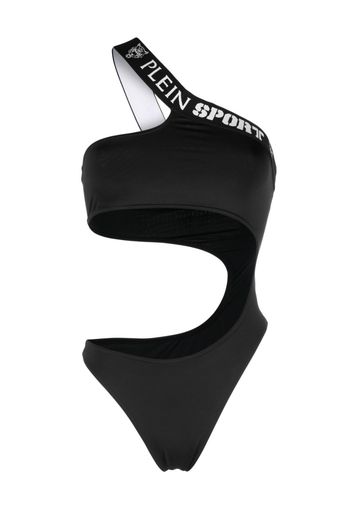 Plein Sport Costume intero monospalla - Nero