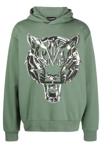 Plein Sport Felpa Chrome Tiger - Verde