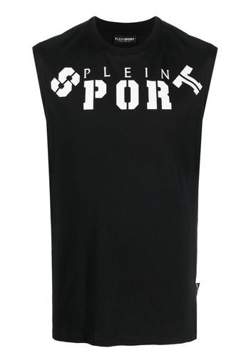 Plein Sport Canotta con stampa - Nero