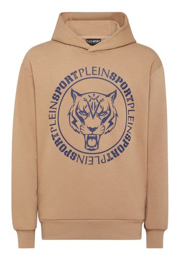 Plein Sport Felpa con stampa Tiger - Marrone