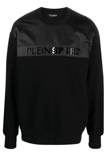 Plein Sport Felpa LS con applicazione - Nero