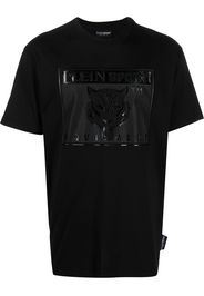 Plein Sport T-shirt con stampa Tiger - Nero