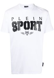 Plein Sport logo-print T-shirt - Bianco