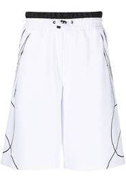 Plein Sport Scratch elasticated waist shorts - Bianco