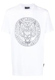 Plein Sport tiger-print T-shirt - Bianco