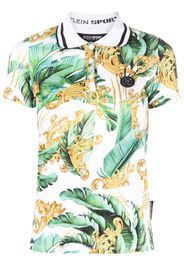 Plein Sport Polo a fiori - Verde