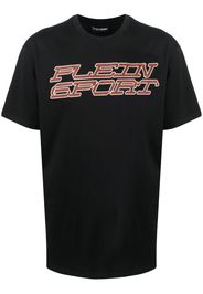 Plein Sport Tiger-print cotton T-shirt - Nero