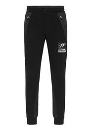 Plein Sport Pantaloni sportivi con applicazione - Nero