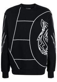 Plein Sport Tiger Court Edition sweatshirt - Nero