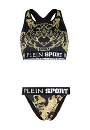 Plein Sport Bikini con stampa barocca - Nero