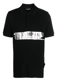 Plein Sport Polo SS Silver Brush - Nero