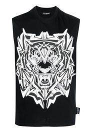 Plein Sport Canotta Thunder Tiger - Nero