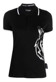 Plein Sport Polo con stampa - Nero