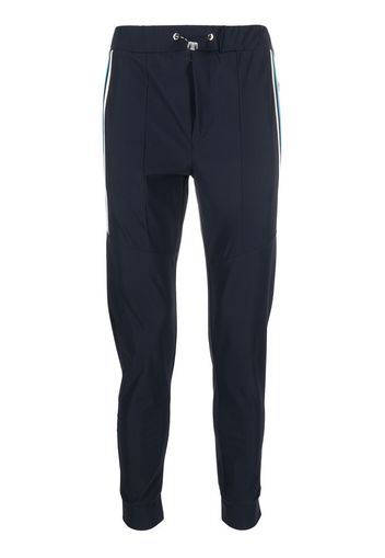 PMD side stripe-detail trousers - Blu