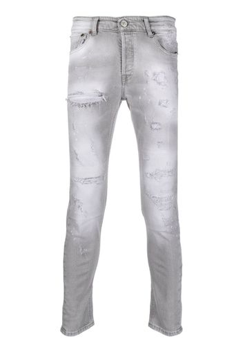 PMD distressed skinny jeans - Grigio