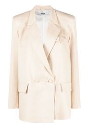 PNK notched-lapels double-breasted blazer - Toni neutri