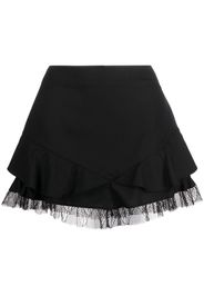 PNK layered mini skirt - Nero