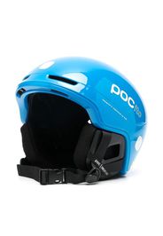 POC Kids logo-print ski helmet - Blu