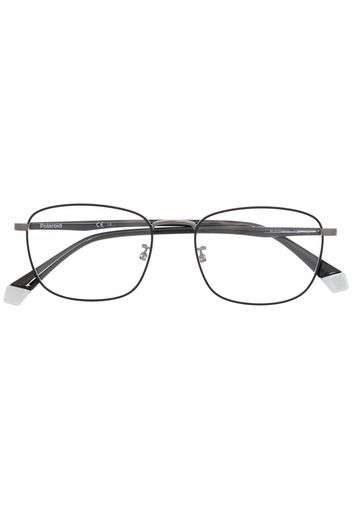 Polaroid matte-effect round-frame glasses - Nero