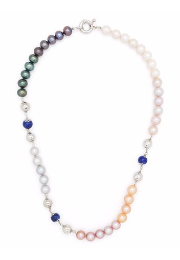 POLITE WORLDWIDE beaded Grounded Necklace - Argento