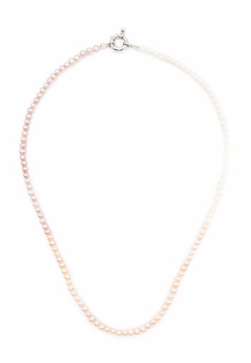 POLITE WORLDWIDE two-tone pearl necklace - Rosa