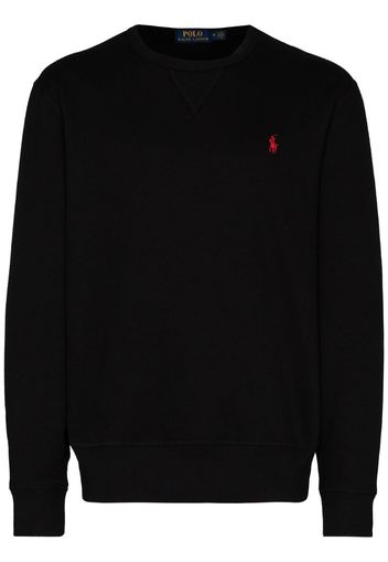 Embroidered logo sweatshirt