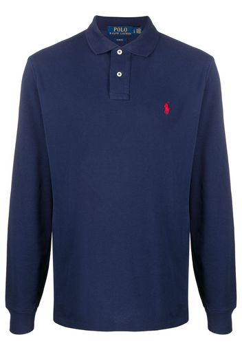 long-sleeved polo shirt