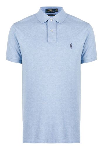 logo embroidered polo shirt