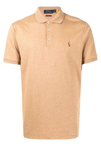 Polo Ralph Lauren embroidered-Pony polo shirt - Marrone