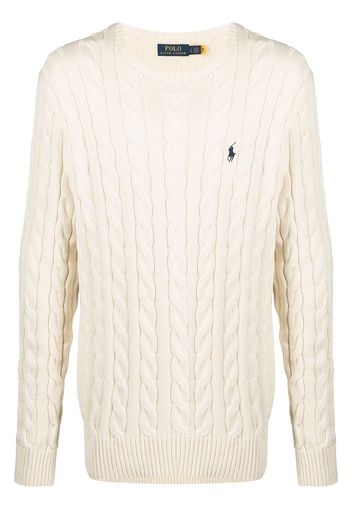 Polo Ralph Lauren cable-knit cotton jumper - Toni neutri