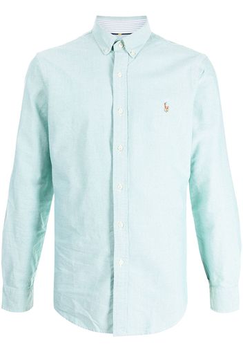 Polo Ralph Lauren slim-fit logo-embroidered Oxford shirt - Verde