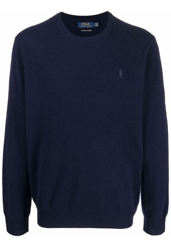 Polo Ralph Lauren Polo Pony-embroidered cashmere jumper - Blu