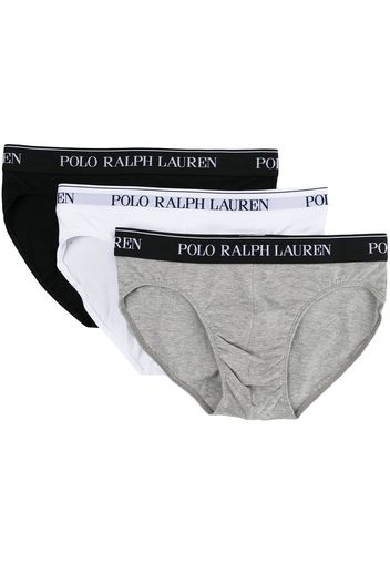 Polo Ralph Lauren Set di tre slip con logo - Nero