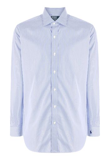 Polo Ralph Lauren long-sleeve pinstripe dress shirt - Blu