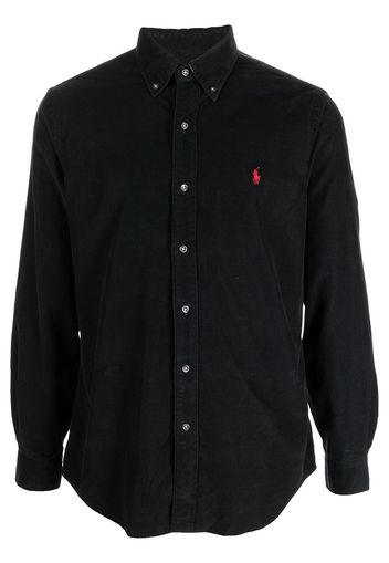 Polo Ralph Lauren embroidered-logo cotton shirt - Blu