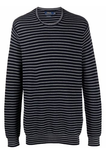 Polo Ralph Lauren striped round neck jumper - Blu