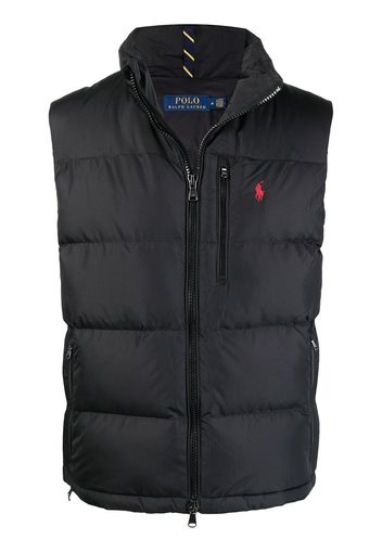 Polo Ralph Lauren Gilet Pony con logo - Nero