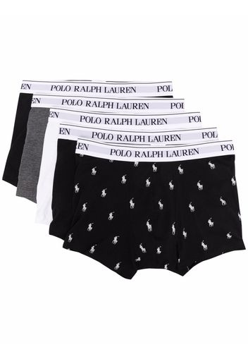 Polo Ralph Lauren logo-waist boxers (set of five) - Bianco