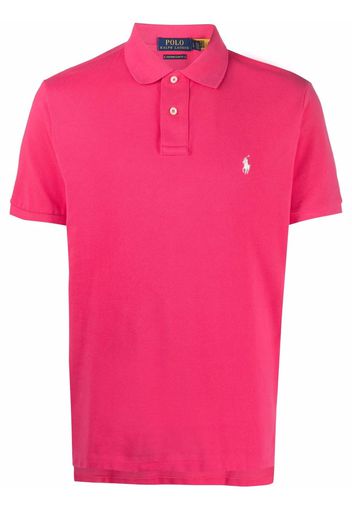 Polo Ralph Lauren piqué embroidered polo shirt - Rosa