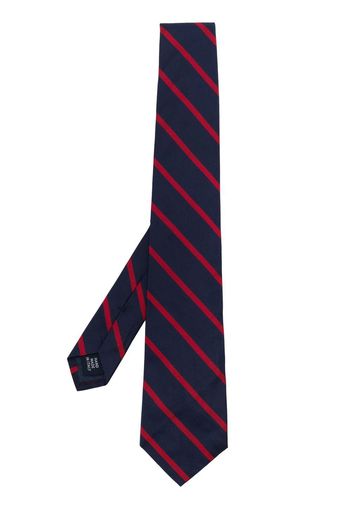 Polo Ralph Lauren diagonal-stripe silk tie - Blu