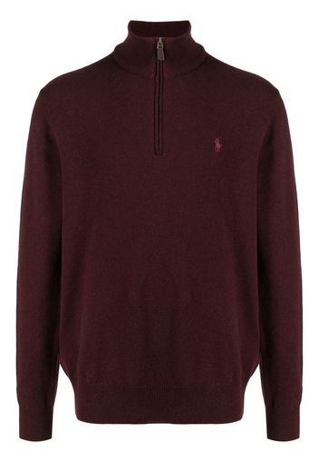 Polo Ralph Lauren Maglione a collo alto con ricamo - Rosso