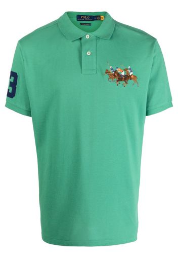 Polo Ralph Lauren embroidered-logo cotton polo shirt - Verde